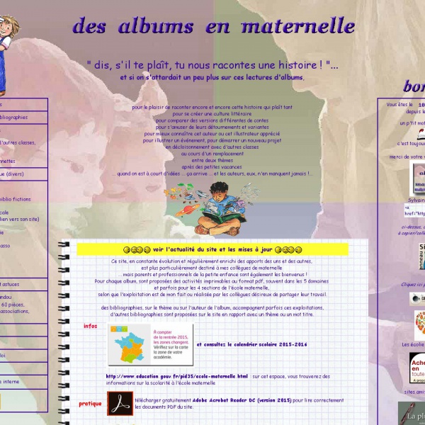 Logo Des albums en maternelle