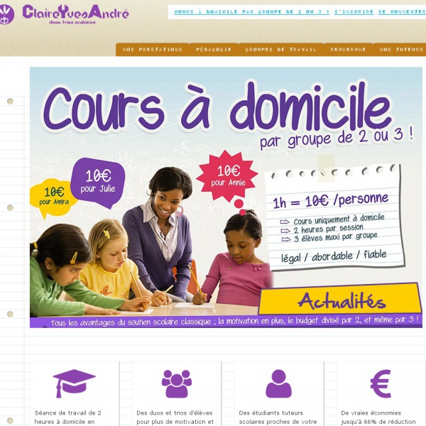 Logo Cours partagés pour enfants – ClaireYvesAndré