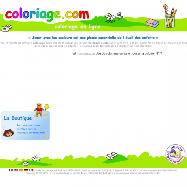 Logo Coloriage.com, le site de coloriage des enfants