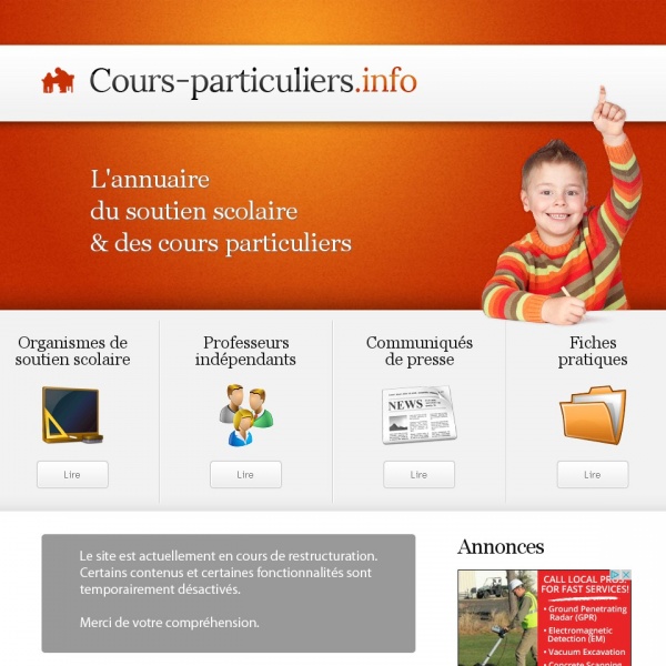 Logo Annuaire des cours particuliers