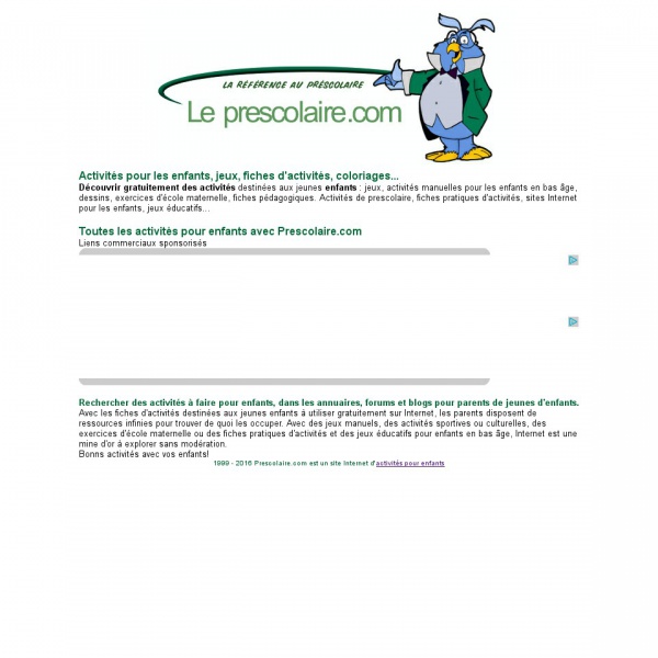 Logo Le Préscolaire.com