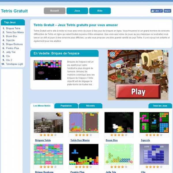 Logo Tetris en ligne